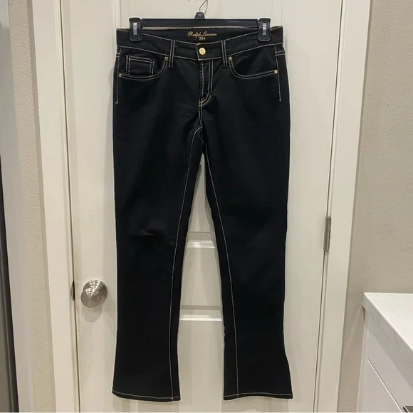 Ralph Lauren 380 Black Boot Cut Jeans - Picture 6 of 6